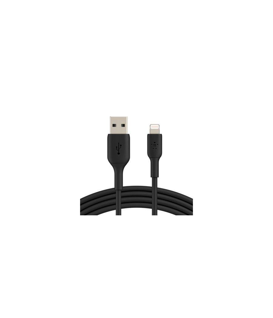 Belkin CAA001BT2MBK cable de conector Lightning 2 m Negro - Imagen 1