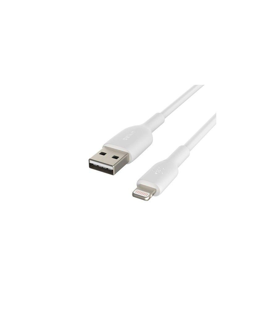 Belkin CAA001BT2MWH cable de conector Lightning 2 m Blanco - Imagen 1