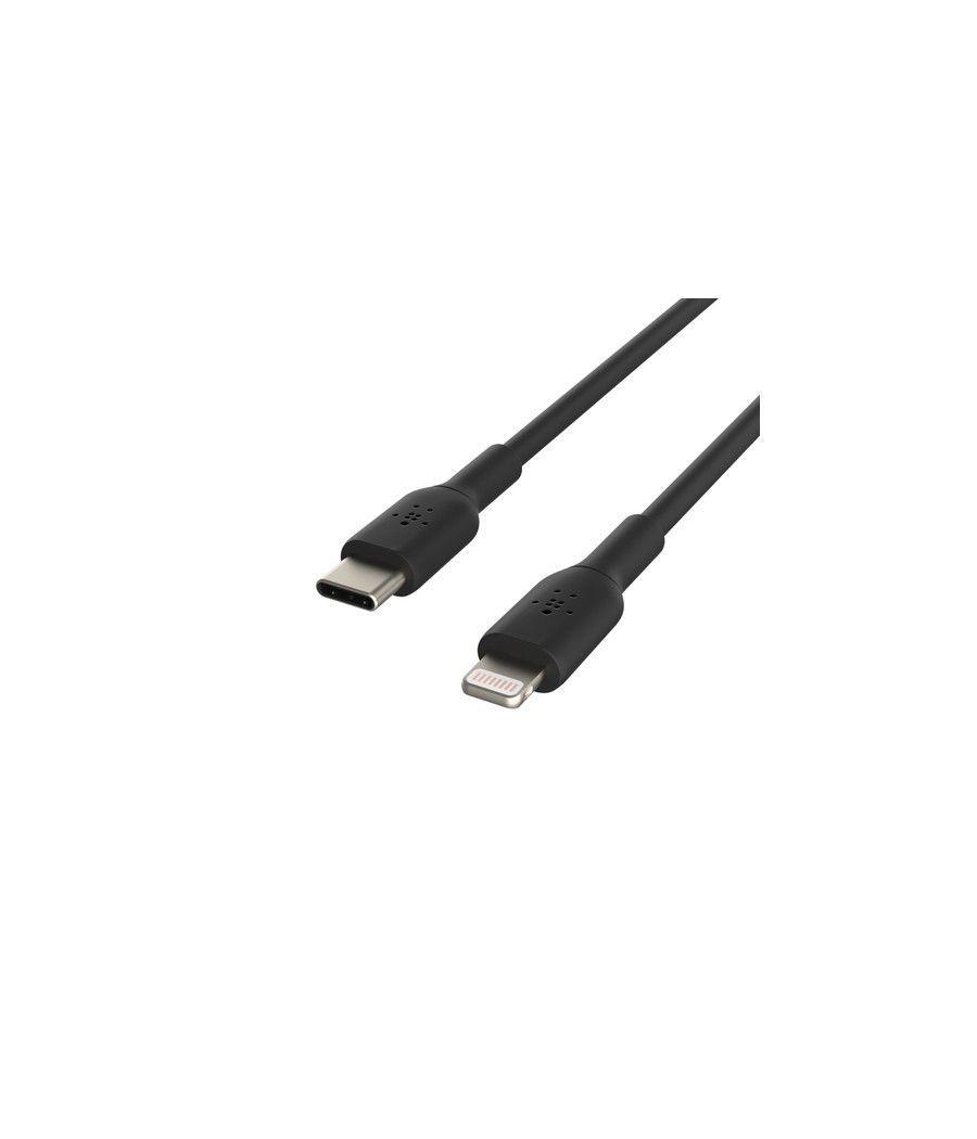 Belkin CAA003BT1MBK cable de conector Lightning 1 m Negro - Imagen 2