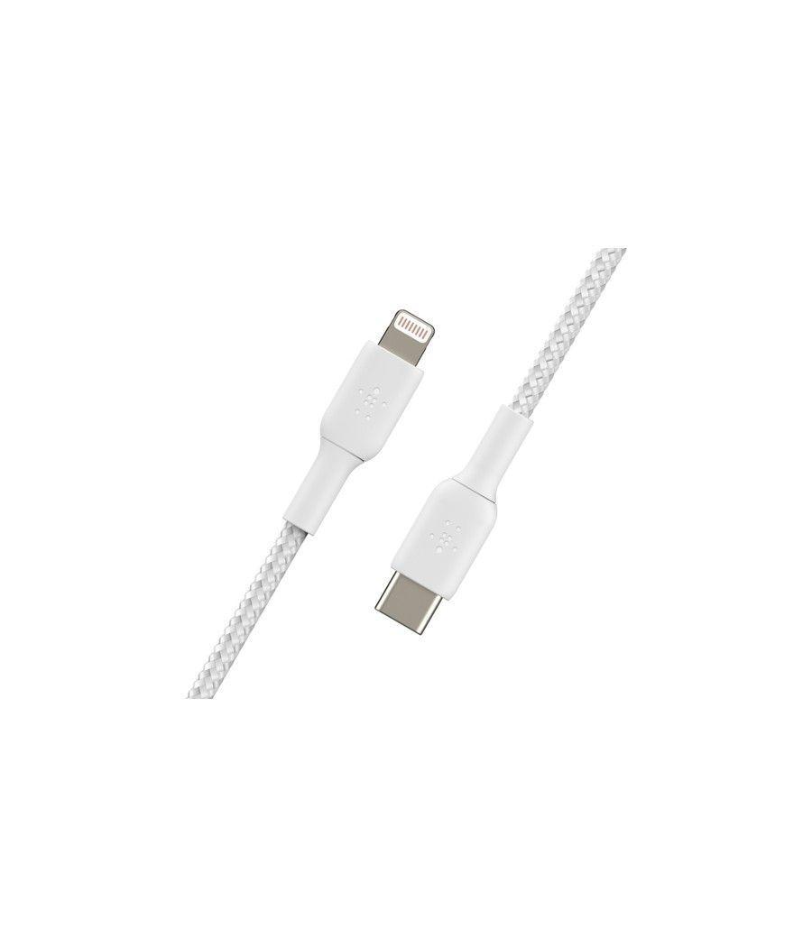 Belkin CAA004BT1MWH cable de conector Lightning 1 m Blanco - Imagen 2