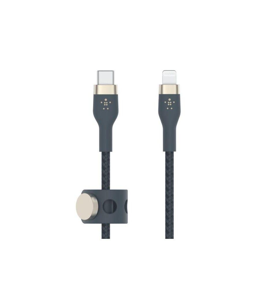 Usb-c to ltg_braid silic 1m black - Imagen 1