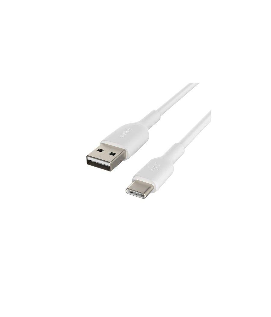 Belkin CAB001BT1MWH cable USB 1 m USB A USB C Blanco - Imagen 1