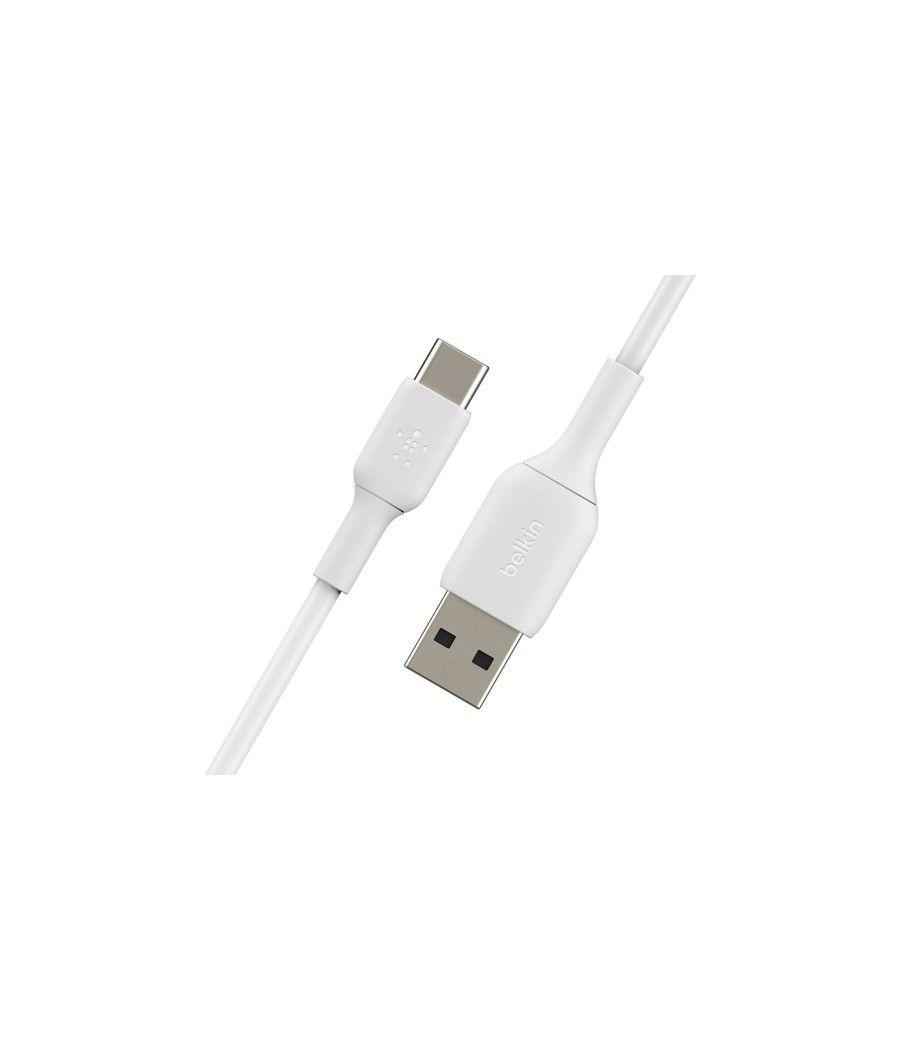 Belkin CAB001BT1MWH cable USB 1 m USB A USB C Blanco - Imagen 2