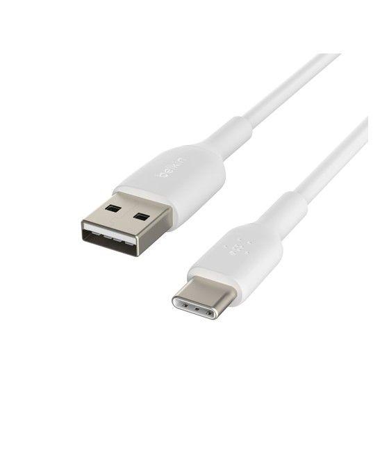 Belkin CAB001BT3MWH cable USB 3 m USB A USB C Blanco - Imagen 1