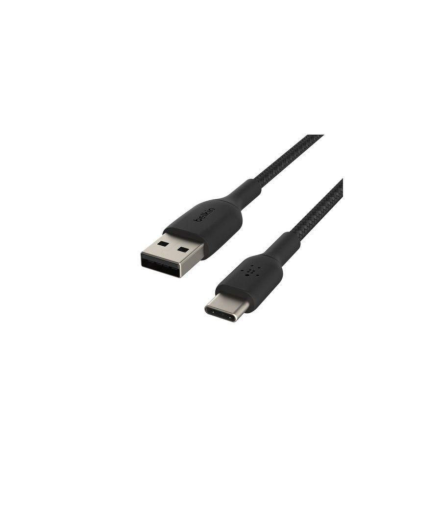 Belkin CAB002BT0MBK cable USB 0,15 m USB A USB C Negro - Imagen 1