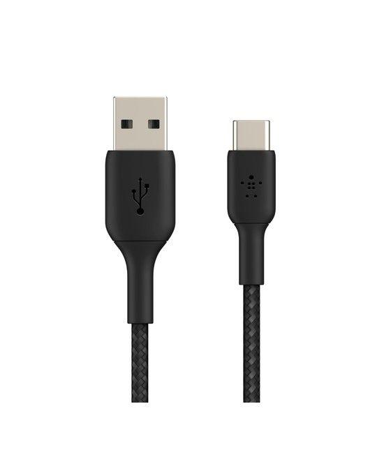 Belkin CAB002BT0MBK cable USB 0,15 m USB A USB C Negro - Imagen 3