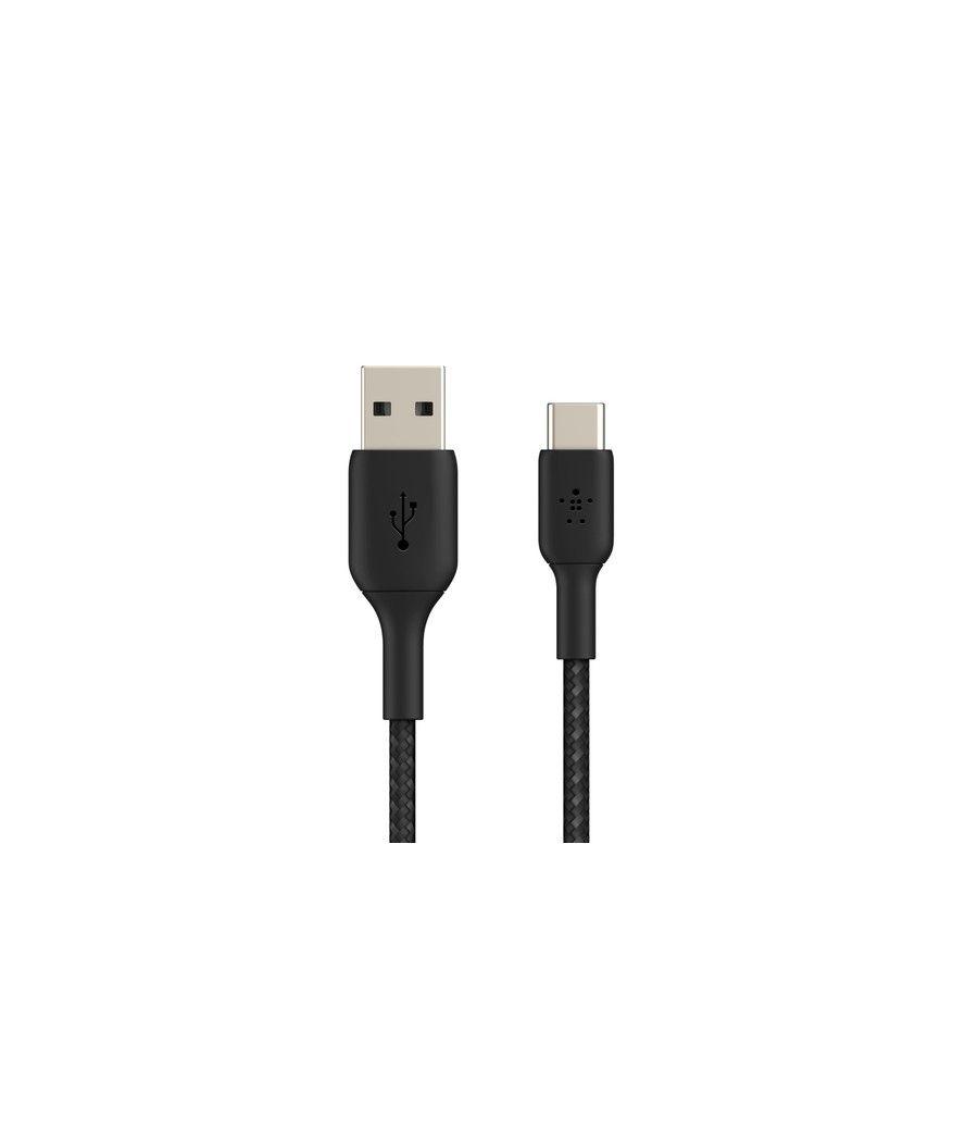 Belkin CAB002BT0MBK cable USB 0,15 m USB A USB C Negro - Imagen 3