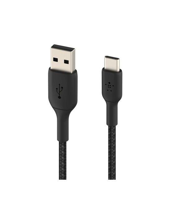 Belkin CAB002BT0MBK cable USB 0,15 m USB A USB C Negro - Imagen 4