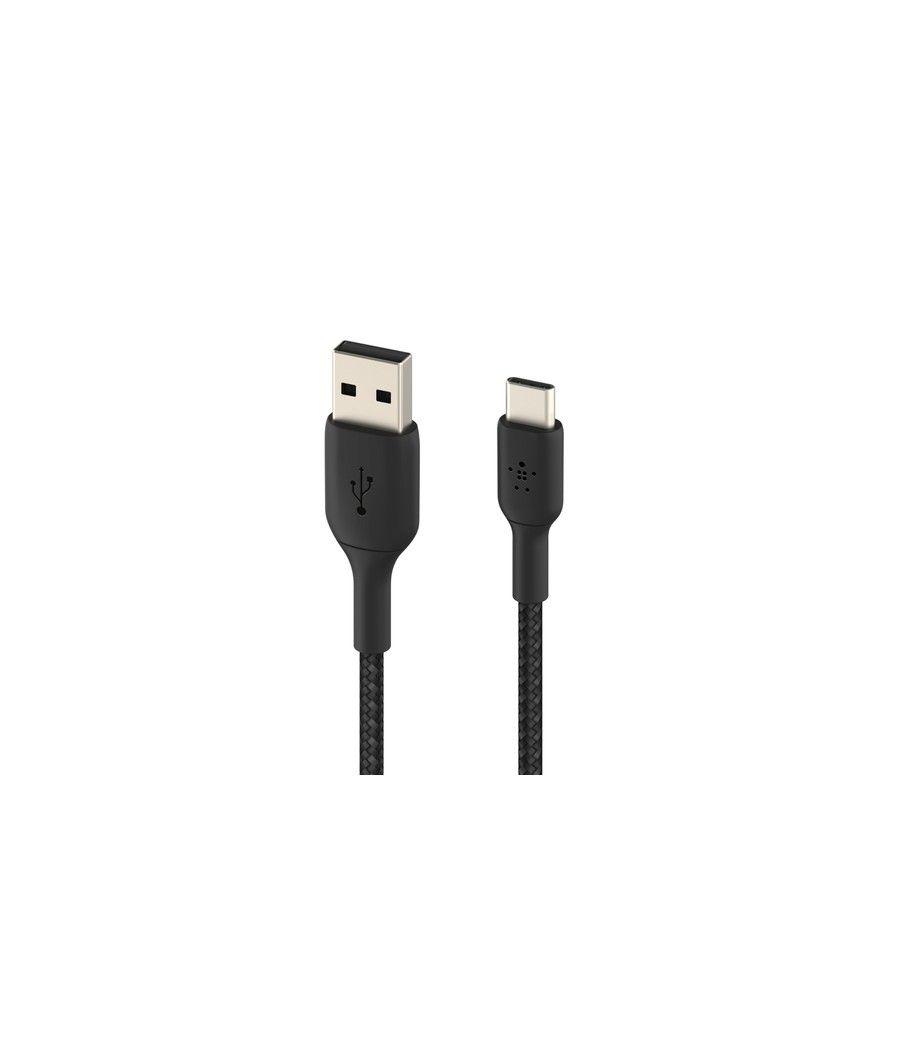 Belkin CAB002BT0MBK cable USB 0,15 m USB A USB C Negro - Imagen 4