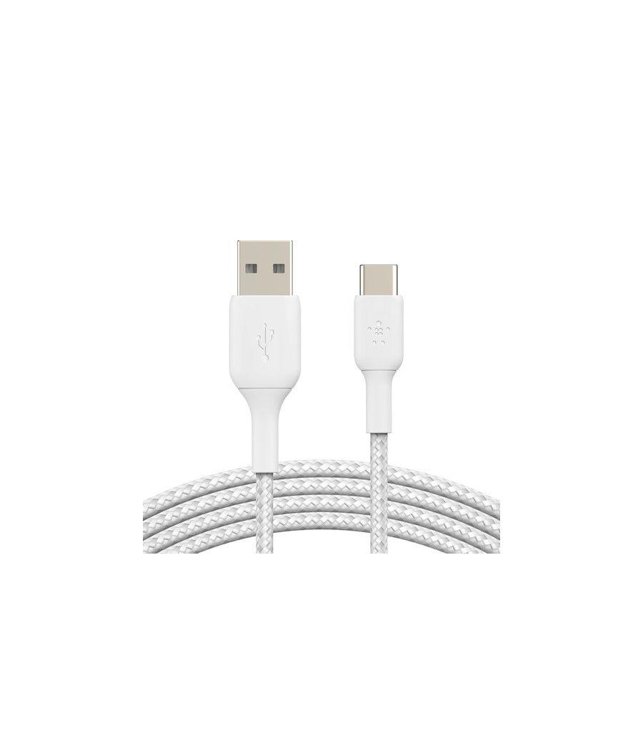 Belkin CAB002BT0MWH cable USB 0,15 m USB A USB C Blanco - Imagen 1