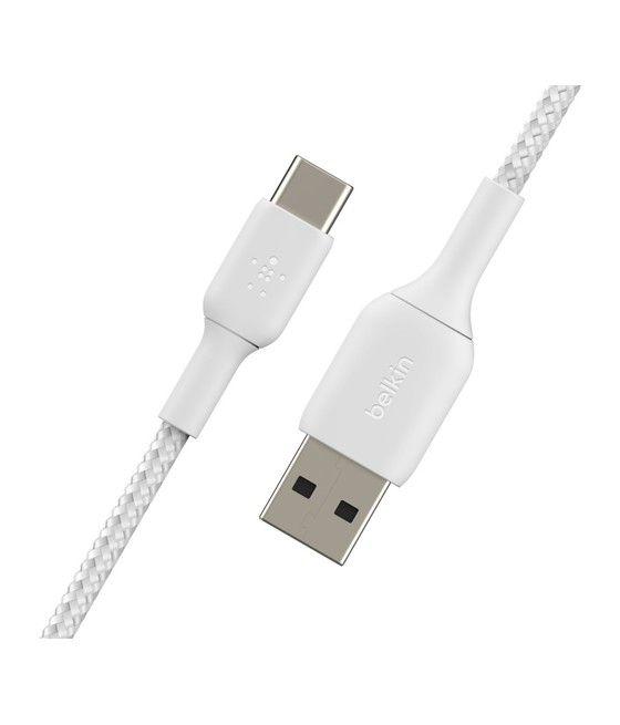 Belkin CAB002BT0MWH cable USB 0,15 m USB A USB C Blanco - Imagen 3