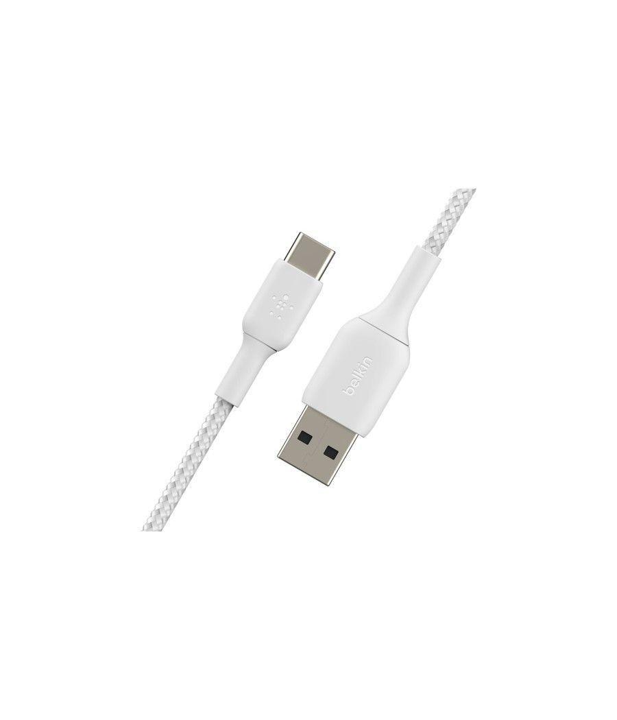 Belkin CAB002BT0MWH cable USB 0,15 m USB A USB C Blanco - Imagen 3