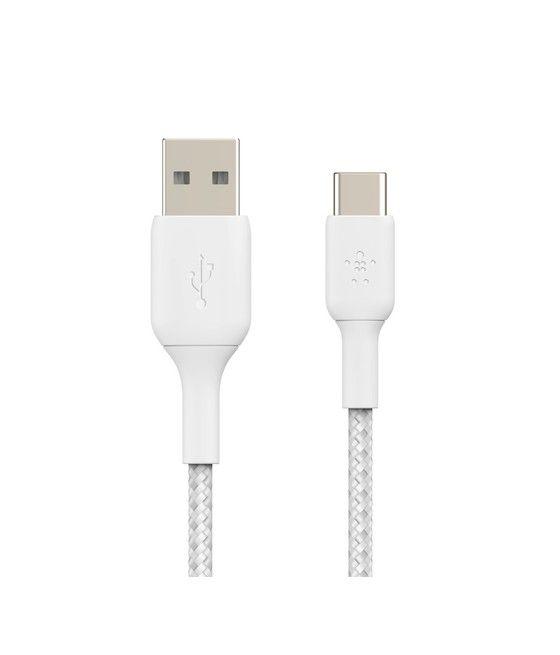 Belkin CAB002BT0MWH cable USB 0,15 m USB A USB C Blanco - Imagen 4