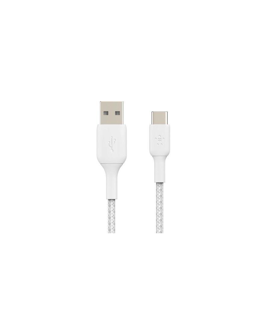 Belkin CAB002BT0MWH cable USB 0,15 m USB A USB C Blanco - Imagen 4