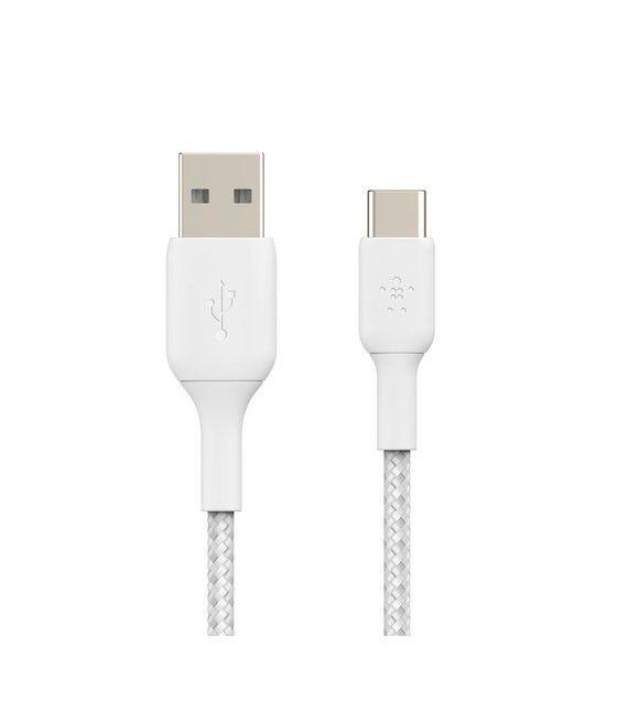 Belkin CAB002BT1MWH cable USB 1 m USB A USB C Blanco - Imagen 4