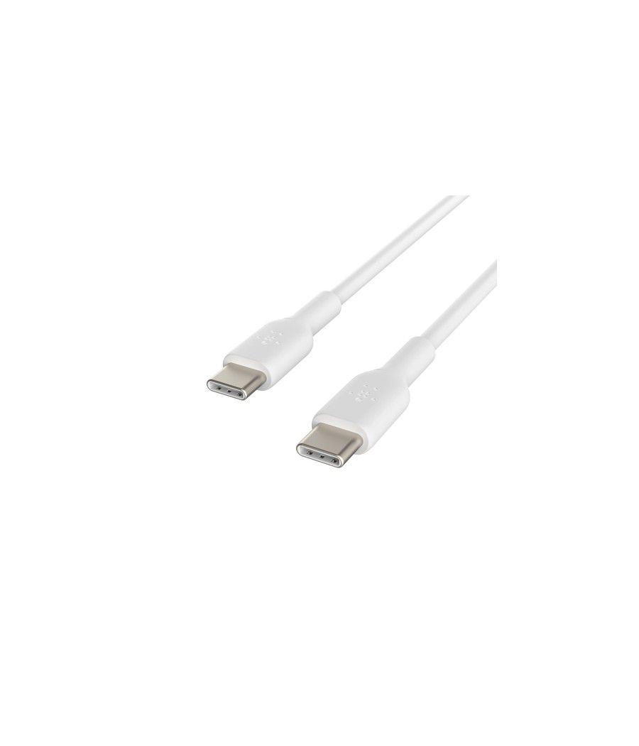 Belkin CAB003BT1MWH cable USB 1 m USB C Blanco - Imagen 1