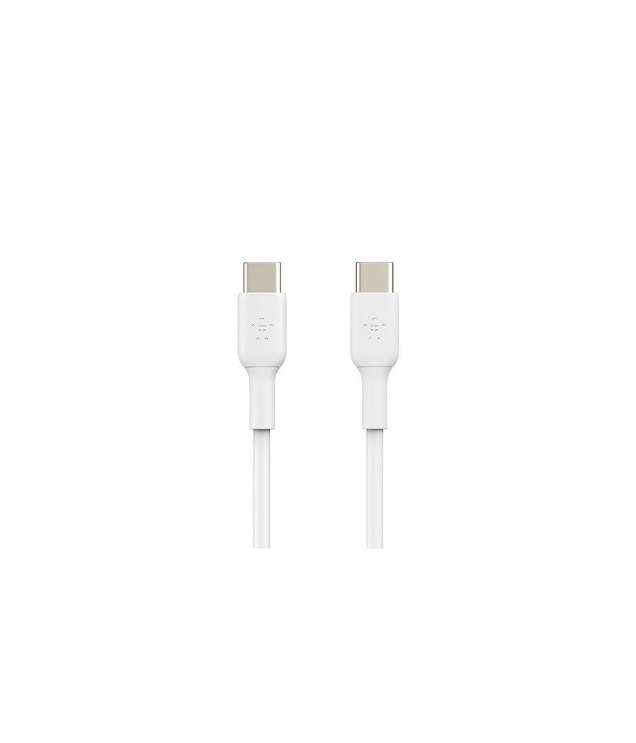 Belkin CAB003BT1MWH cable USB 1 m USB C Blanco - Imagen 3