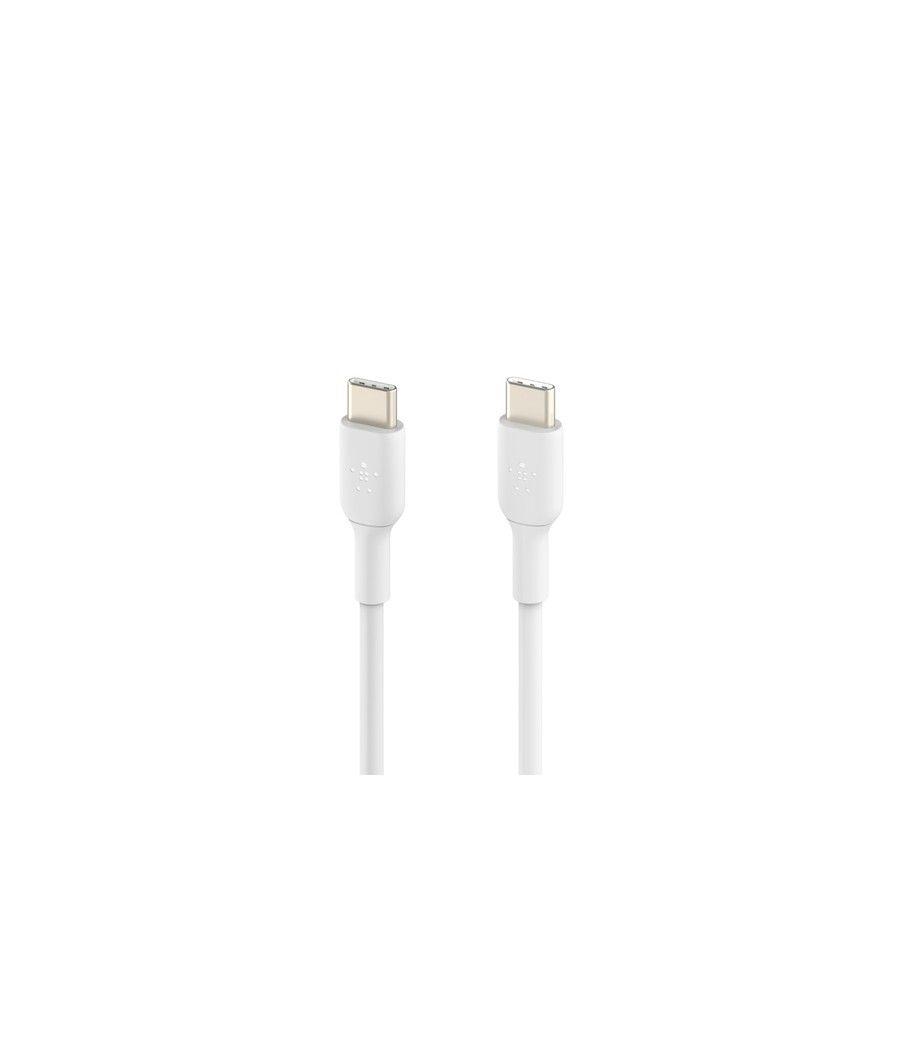 Belkin CAB003BT1MWH cable USB 1 m USB C Blanco - Imagen 4