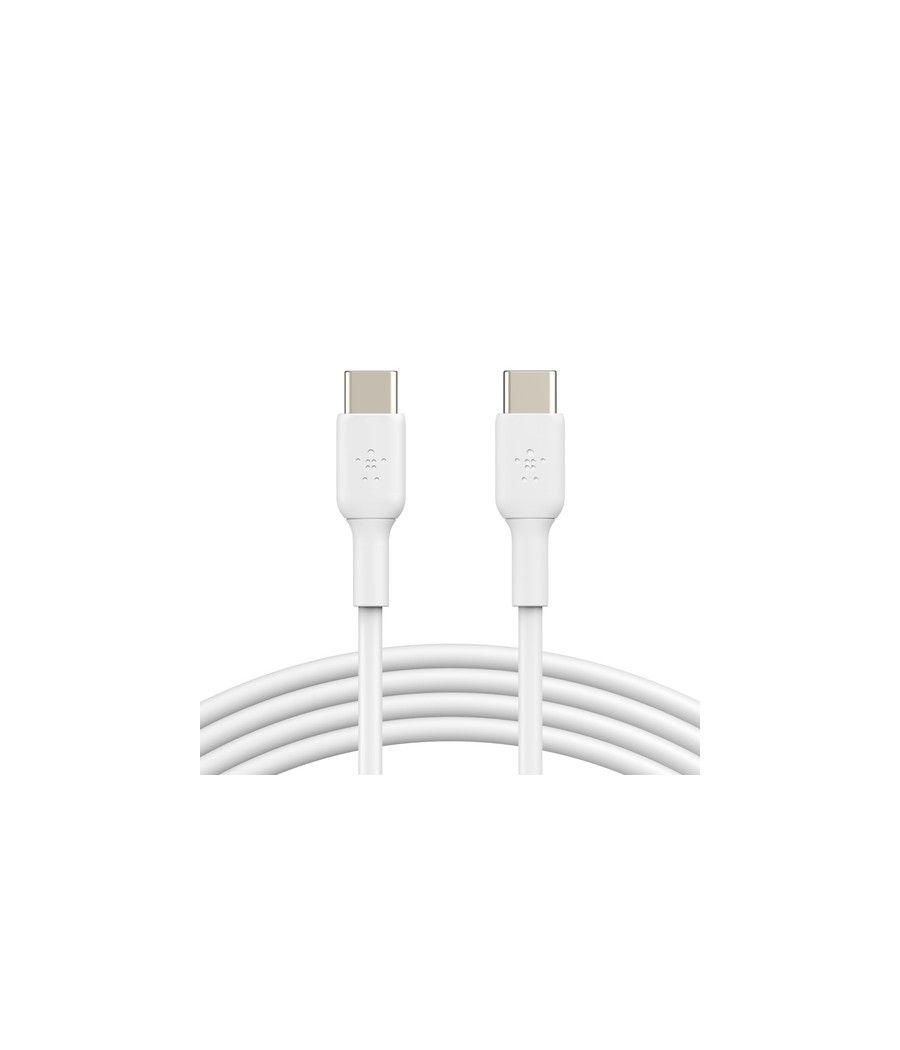 Belkin CAB003BT1MWH cable USB 1 m USB C Blanco - Imagen 5