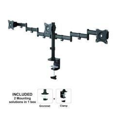 Neomounts desk mount 3 pantallas - Imagen 1