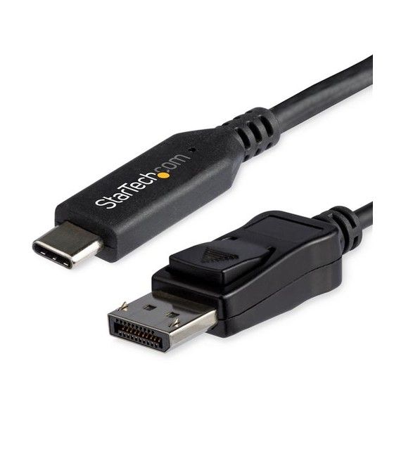 StarTech.com CDP2DP146B adaptador de cable de vídeo 1,8 m USB Tipo C DisplayPort Negro - Imagen 1