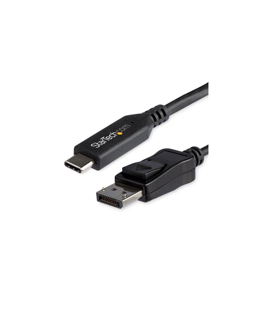 StarTech.com CDP2DP146B adaptador de cable de vídeo 1,8 m USB Tipo C DisplayPort Negro - Imagen 1