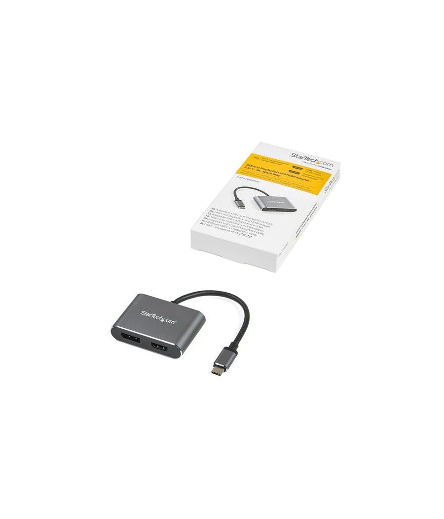 StarTech.com Adaptador de Vídeo Multipuertos USB-C - HDMI o DisplayPort - 4K de 60Hz - Imagen 5