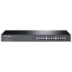 Tplink - switch 24 x 10/100/1000 mbps tl-sg1024 rj45 - carcasa metálica 1u para rack 19" - Imagen 1