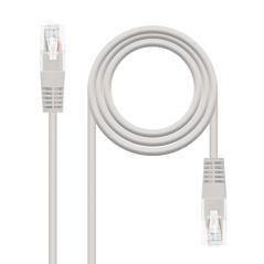 Nanocable - cable de red latiguillo utp cat.6 de 1m - color gris - Imagen 1