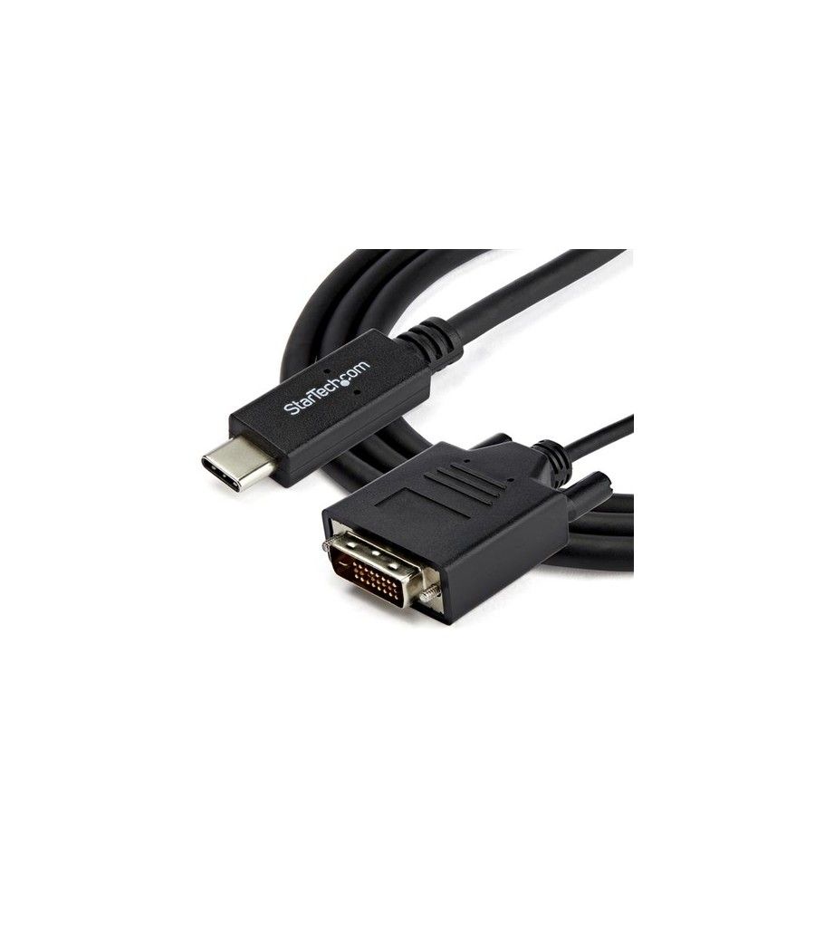 StarTech.com Cable Adaptador Conversor USB-C a DVI - 2m - 1920x1200 - Imagen 4