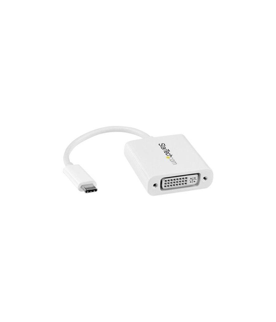 StarTech.com Adaptador Gráfico USB-C a DVI - Blanco - Imagen 1