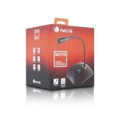 Ngs - micrófono de escritorio con ángulo ajustable - botón mute - jack 3.5mm - Imagen 11