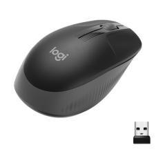Logitech - ratón óptico m190 - inalámbrico - negro - Imagen 1