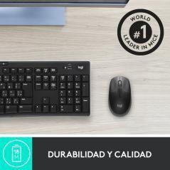 Logitech - ratón óptico m190 - inalámbrico - negro - Imagen 4