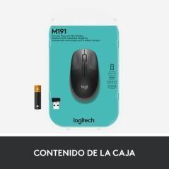 Logitech - ratón óptico m190 - inalámbrico - negro - Imagen 6