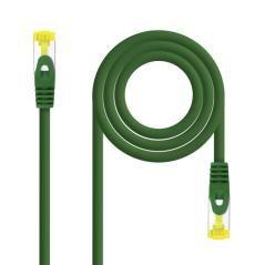 Nanocable - cable red latiguillo lszh cat.6a sftp awg26 verde 30cm - Imagen 1