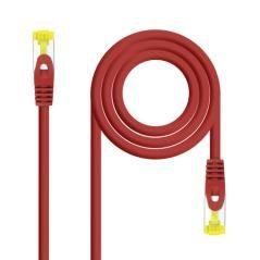 Nanocable - cable red latiguillo lszh cat.6a sftp awg26 rojo 30 cm - Imagen 1