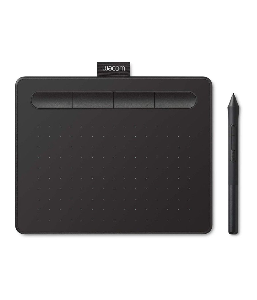 Wacom Intuos S Black tableta digitalizadora A6 - Imagen 1