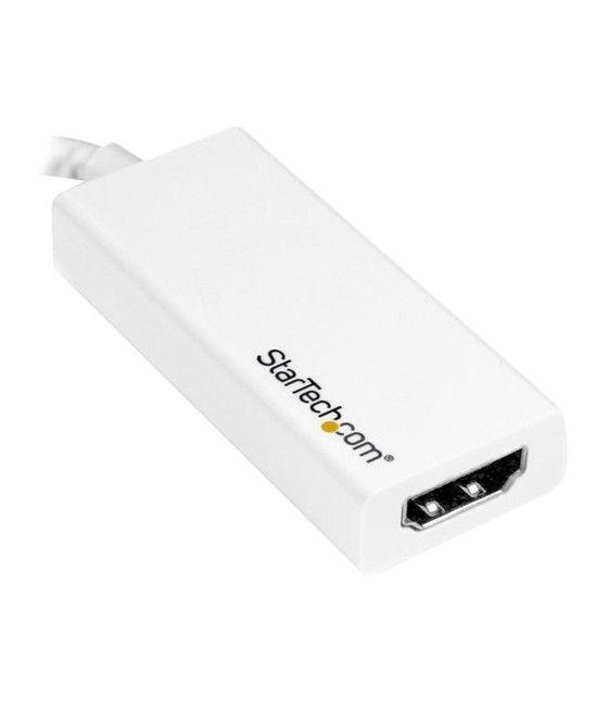 StarTech.com Adaptador USB-C a HDMI - 4K 60Hz - Blanco - Imagen 3