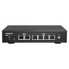 QNAP QSW-2104-2T switch No administrado 2.5G Ethernet (100/1000/2500) Negro - Imagen 1
