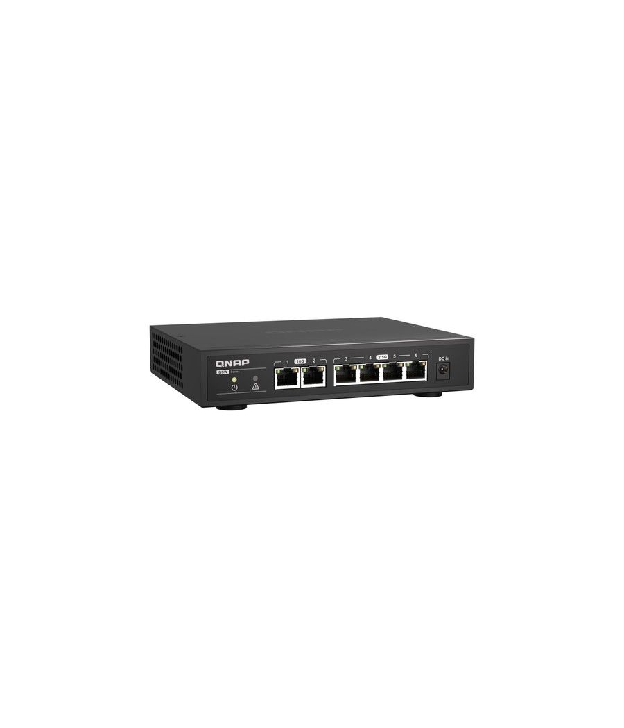 QNAP QSW-2104-2T switch No administrado 2.5G Ethernet (100/1000/2500) Negro - Imagen 4