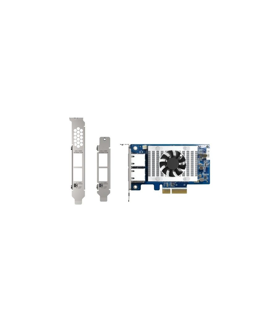 QNAP QXG-10G2T-X710 adaptador y tarjeta de red Interno Ethernet 1000 Mbit/s - Imagen 1