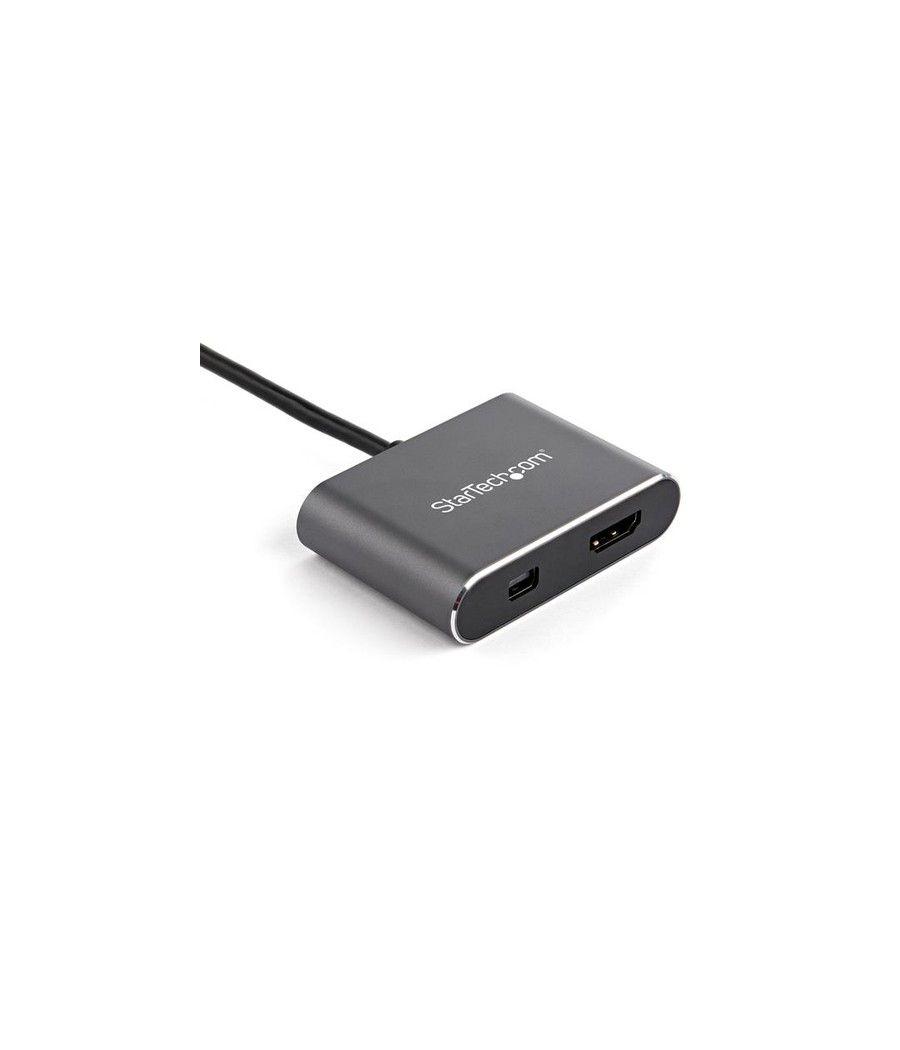 StarTech.com Adaptador de Vídeo Multipuertos USB-C - HDMI o Mini DisplayPort - 4K de 60Hz - Imagen 2