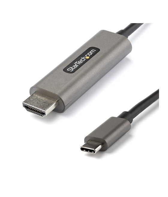 StarTech.com Cable 1m USB C a HDMI 4K de 60Hz con HDR10 - Adaptador de Vídeo USB Tipo C a HDMI 2.0b Ultra HD 4K - Convertidor US