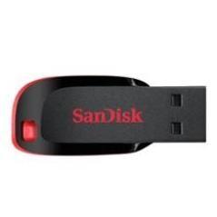 Memoria usb 2.0 sandisk 32gb cruzer blade rojo - Imagen 1