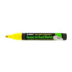 Rotulador artline pizarra epd-4 color amarillo fluorescente opaque ink board punta redonda 2 mm - Imagen 2