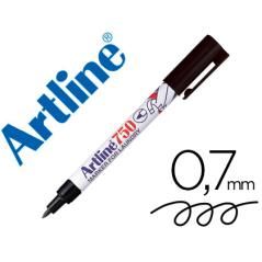 Rotulador artline marcador permanente ek-750 negro punta redonda 0,7 mm brico para marcar ropa - Imagen 1