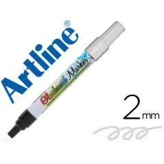 Rotulador artline glass marker especial cristal borrable en seco o humedo color blanco PACK 12 UNIDADES - Imagen 1