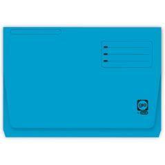 Subcarpeta cartulina gio folio pocket azul con bolsa y solapa PACK 25 UNIDADES - Imagen 2