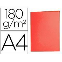 Subcarpeta liderpapel din a4 rojo intenso 180g/m2 PACK 50 UNIDADES - Imagen 1